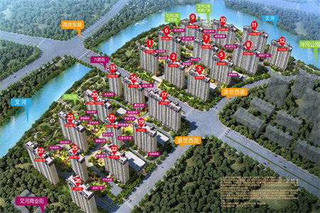 荆河街道润恒第一城2室2厅1卫88平米